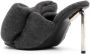 Off-White Allen bow wool sandals Grey - Thumbnail 3
