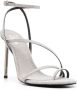Off-White Allen glitter 110mm leather sandals Silver - Thumbnail 2