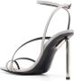 Off-White Allen glitter 110mm leather sandals Silver - Thumbnail 3