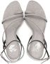 Off-White Allen glitter 110mm leather sandals Silver - Thumbnail 4
