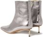 Off-White Allen key square-toe ankle boots Silver - Thumbnail 3