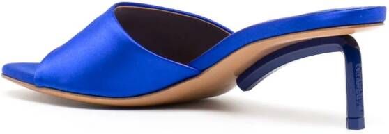 Off-White Allen silk-satin sandals Blue