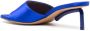 Off-White Allen silk-satin sandals Blue - Thumbnail 3