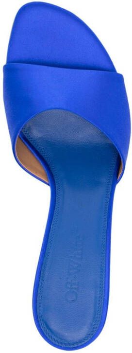 Off-White Allen silk-satin sandals Blue
