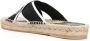 Off-White Bookish crossover espadrille sandals Black - Thumbnail 3