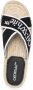 Off-White Bookish crossover espadrille sandals Black - Thumbnail 4
