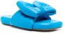 Off-White bow-detail leather sandals Blue - Thumbnail 2