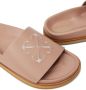 Off-White Cloud Arrow-embroidered leather slides Pink - Thumbnail 4