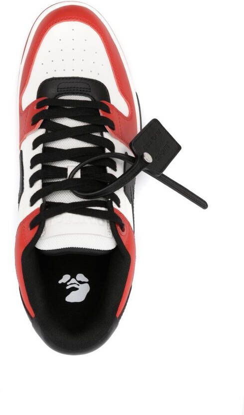 Off-White colour-block lace-up sneakers