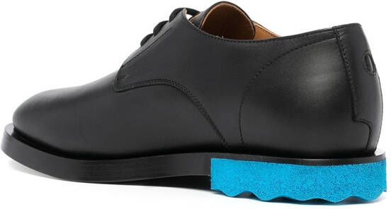 Off-White contrasting-sole Derby shoes Black
