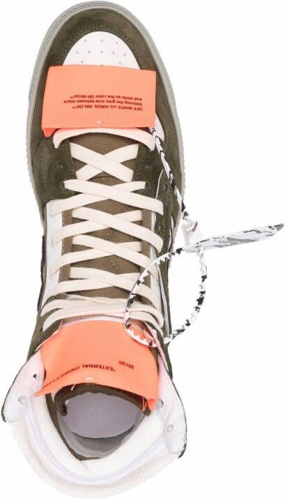 Off-White Court 3.0 high-top sneakers Green