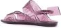 Off-White debossed-logo slingback sandals Purple - Thumbnail 3