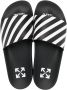 Off-White Diag-stripe moulded slides Black - Thumbnail 4