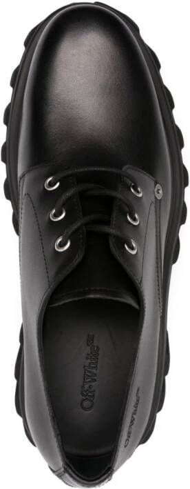Off-White Exploration leather Derby shoes Black