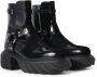 Off-White Exploration Motor leather ankle boots Black - Thumbnail 2