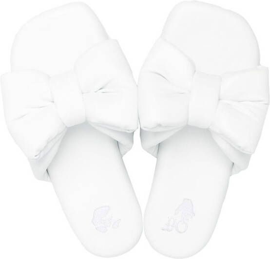 Off-White extra padded bow slides