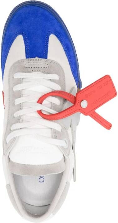 Off-White Floating Arrow leather sneakers Grey