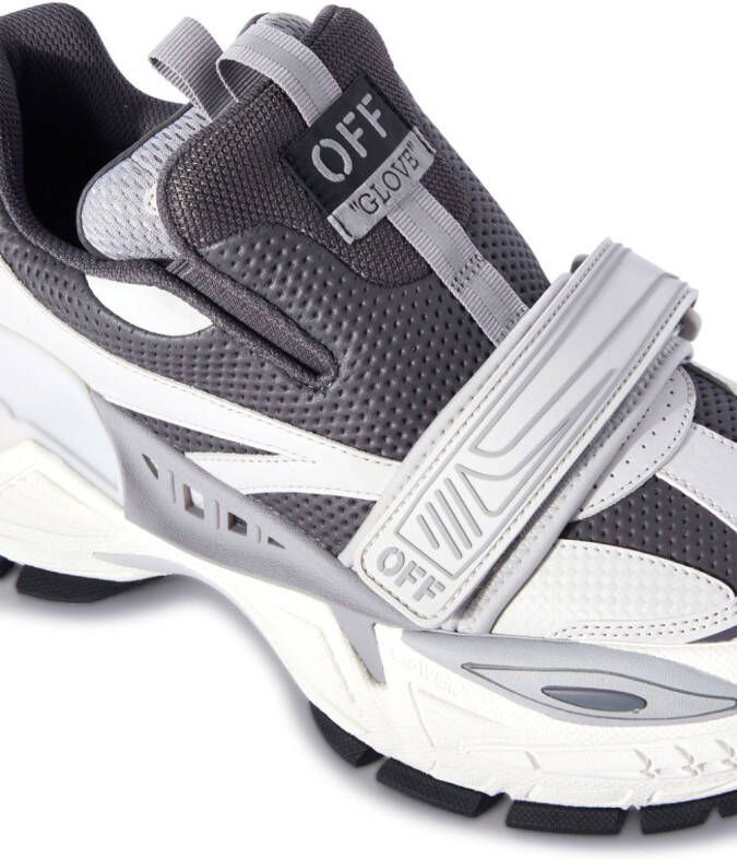 Off-White Glove colour-block panelled sneakers Grey