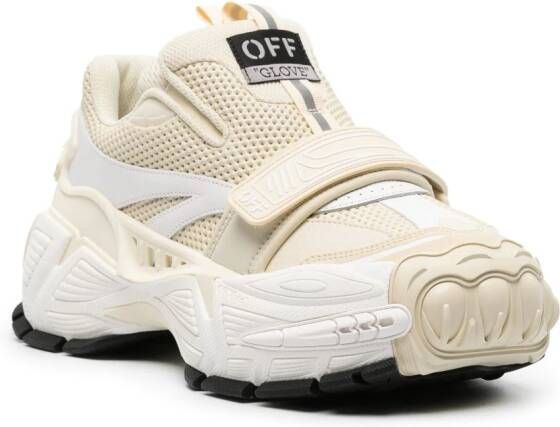 Off-White Glove panelled slip-on sneakers Neutrals
