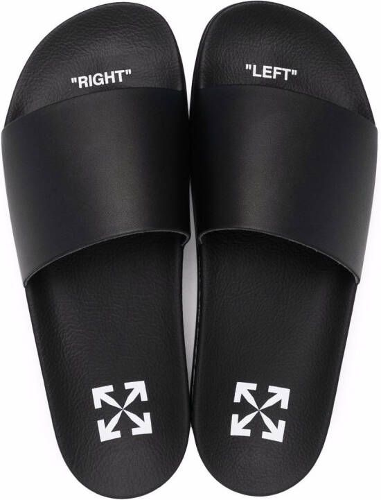 Off-White Industrial belt slides Black