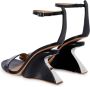 Off-White Jug wedge-heel leather sandals Black - Thumbnail 3