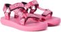 Off-White Kids Bookish-print touch-strap sandals Pink - Thumbnail 2