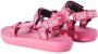 Off-White Kids Bookish-print touch-strap sandals Pink - Thumbnail 3