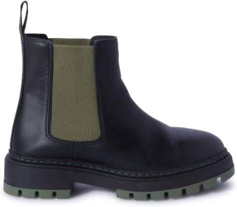 Off-White Kids Chelsea ankle boots Green
