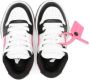 Off-White Kids lace-up leather sneakers Black - Thumbnail 3