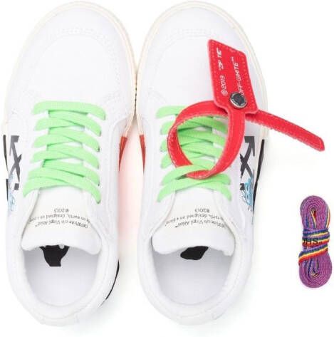 Off-White Kids Monsters Vulcanized lace-up sneakers