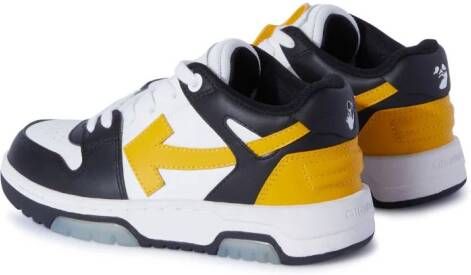 Off-White Kids Out of Office lace-up sneakers Black
