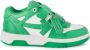 Off-White Kids Out of Office touch-strap sneakers Green - Thumbnail 2