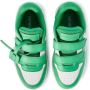 Off-White Kids Out of Office touch-strap sneakers Green - Thumbnail 4