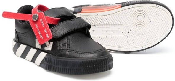 Off-White Kids Safety tag touch-strap sneakers Black