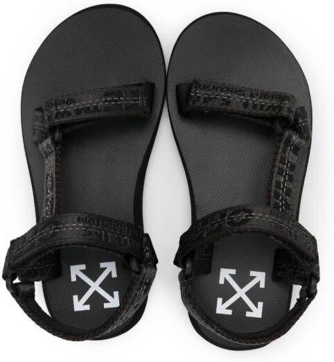 Off-White Kids touch-strap open-toe sandals Black