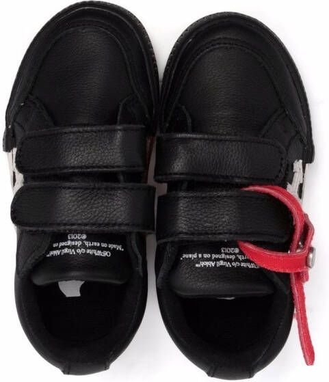 Off-White Kids Vulcanized touch-strap sneakers Black