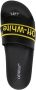 Off-White logo-print leather slides Black - Thumbnail 4