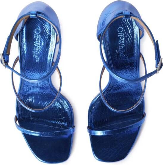 Off-White Lollipop leather sandals Blue