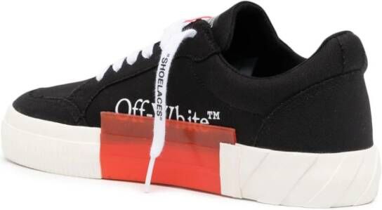 Off-White Low Vulcanized canvas sneakers Black