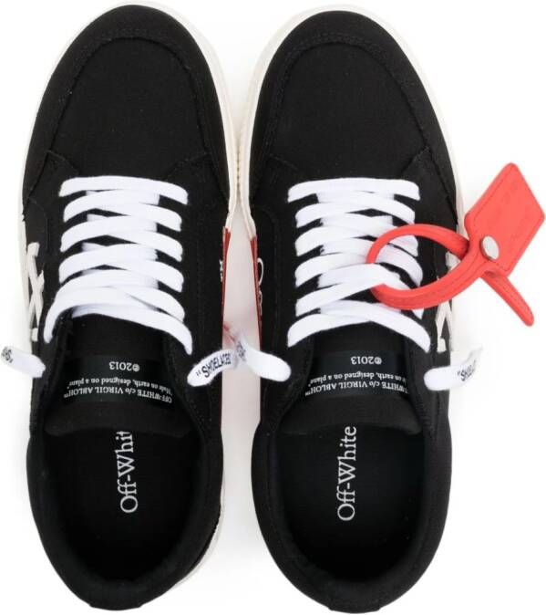 Off-White Low Vulcanized canvas sneakers Black