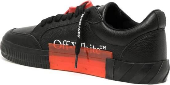 Off-White Low Vulcanized leather sneakers Black