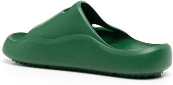 Off-White Meteor cut-out slides Green