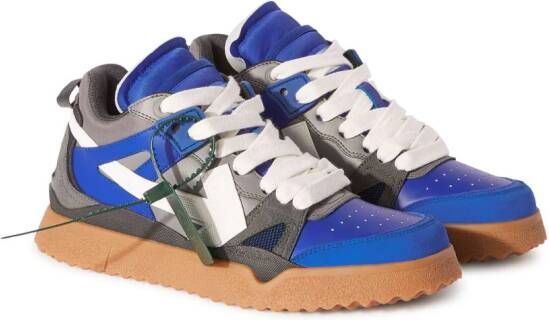 Off-White Mid Top Sponge sneakers Blue