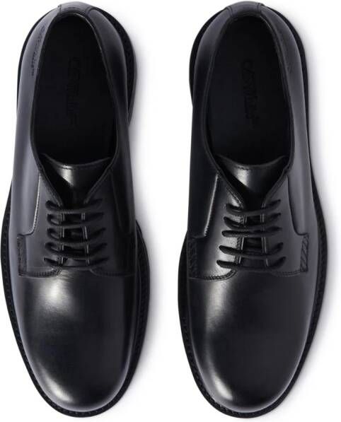 Off-White Military leather derby shoes Black