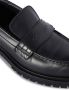 Off-White Military logo-debossed leather loafers Black - Thumbnail 5