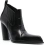 Off-White Moon Beatle Shade 95mm leather ankle boots Black - Thumbnail 2