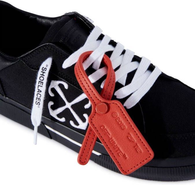 Off-White New Low Vulcanized canvas sneakers Black