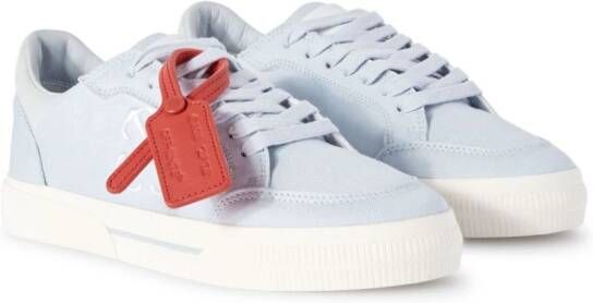 Off-White New Low Vulcanized canvas sneakers Blue