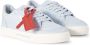 Off-White New Low Vulcanized canvas sneakers Blue - Thumbnail 2
