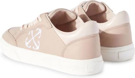 Off-White New Low Vulcanized leather sneakers Pink